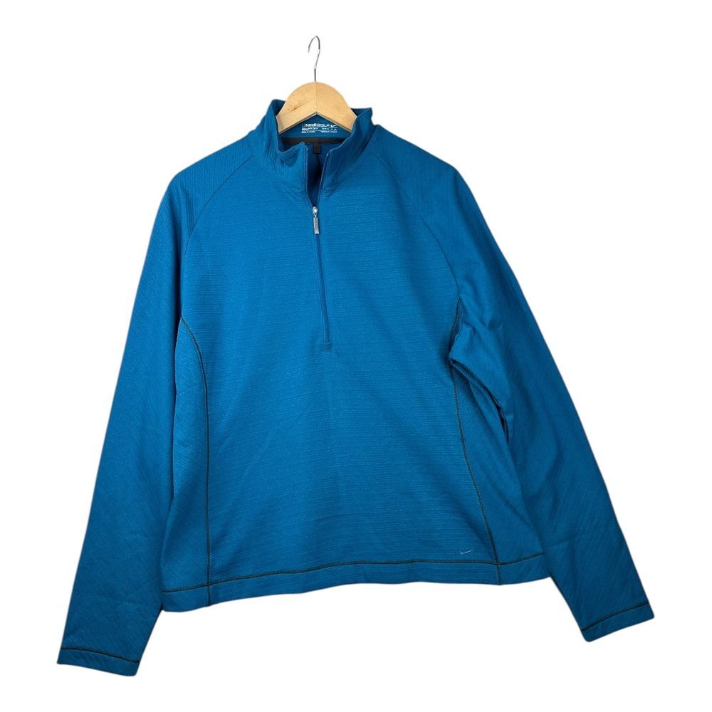 Nike Gold Nike Fit Dry‎ Half Zip Pullover Sweater size XL (16/18) Blue